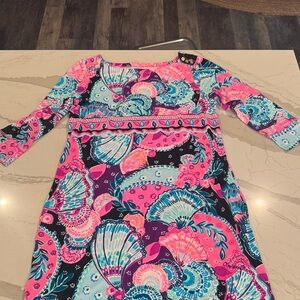 Lilly Pulitzer Pink and Blue Kids Dress